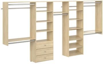 Easy Track 12 Ft. W. Classic Laminate Closet Kit