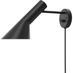 AJ Wandleuchte mit Kabel Schwarz