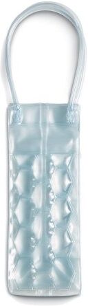 BACOOL Borsa Termica Trasparente con Gel, 1 Bottiglia, PVC, 25cm Personalizzate o neutre