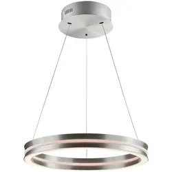 Brilliant LED-Pendelleuchte Vita Alu, Eisen, Stahl & Metall Grau Alu