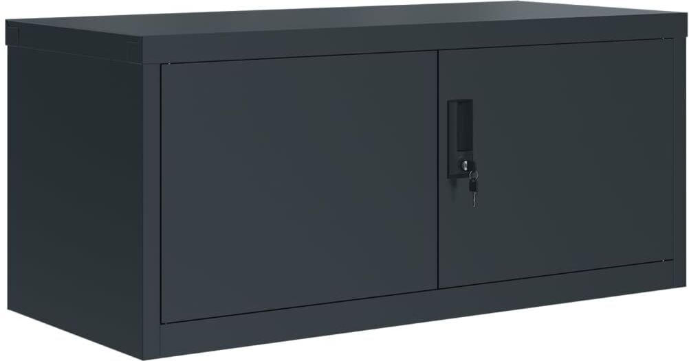 vidaXL Classeur anthracite 90x40x220 cm acier
