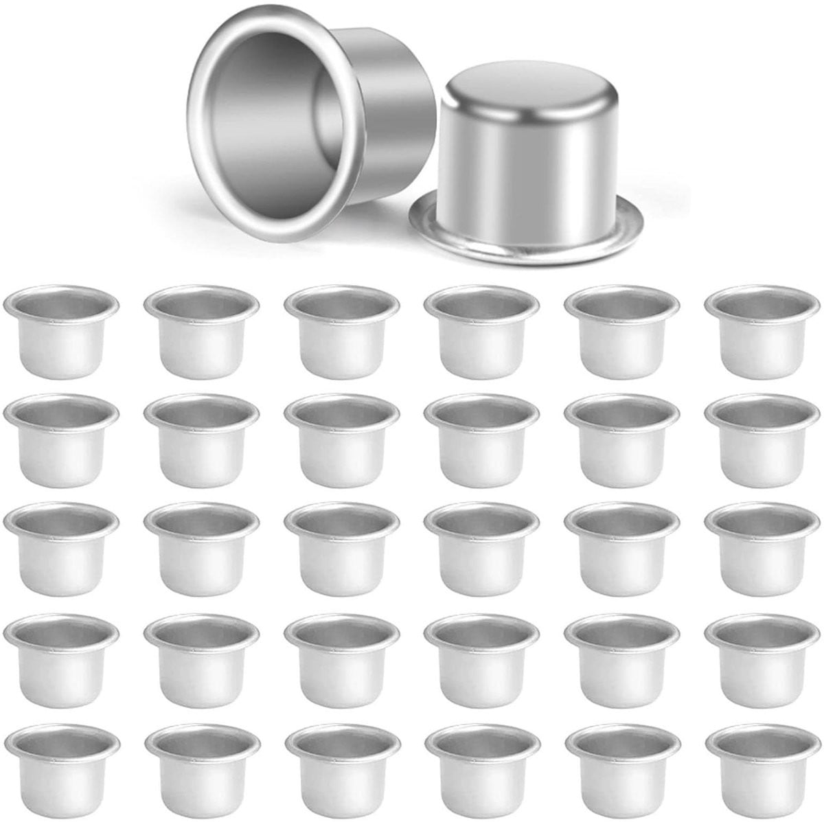 Dailygoods Set van 30 Metalen Kaarsenhouders voor Staafkaarsen