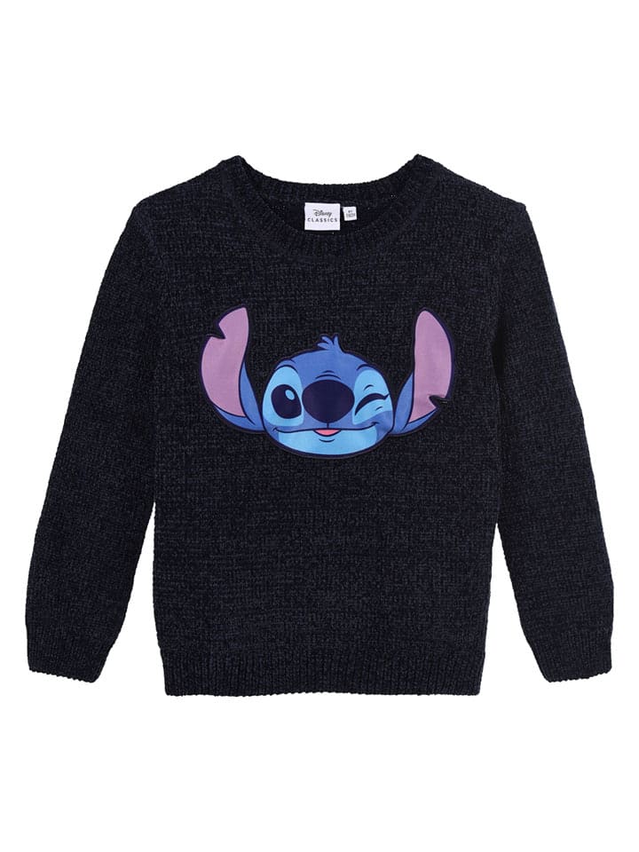 Sweatshirt "Lilo & Stitch" in Dunkelblau - 128