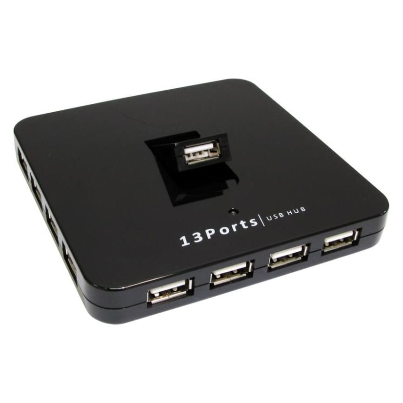 Cables Direct CDL 13 Port USB2.0 Hub - PSU (USB-A, 13 Ports) (USB2-3013HUB)