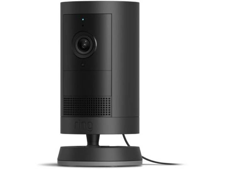 Ring - Caméra De Surveillance Cam Plus - Plug-In - Noire