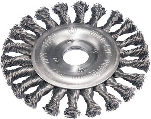KS Tools 340.0046 Rostfreie Stahldrahtrundbürste 0,5mm, Ø 115mm