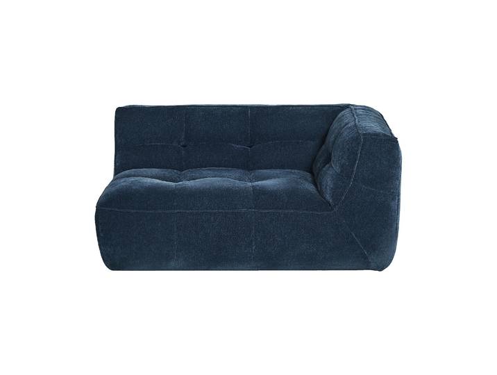HABITAT - Module d'angle droit 2 places en tissu - Bleu océan - Orieto