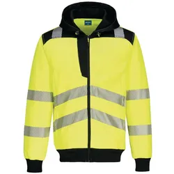 Portwest,  Warnschutz Kapuzenjacke PW327 gelb/schwarz (L)