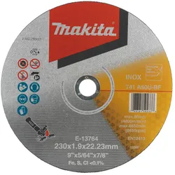 Makita Trennscheibe 230 mm 230 x 22,23 mm, A60U, Metall - E-13764