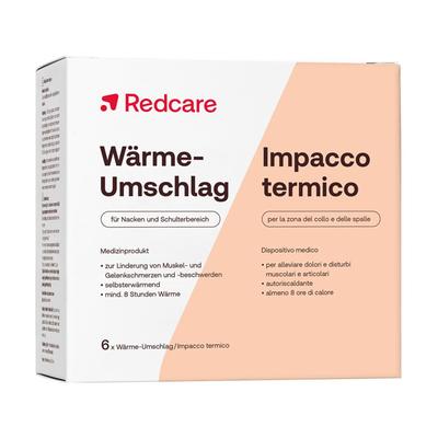 Redcare Wärmeumschlag 9x29 cm 6 St Pflaster