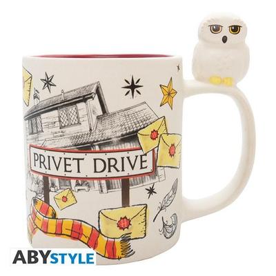 HARRY POTTER - 3D-Tasse Hedwig am Henkel