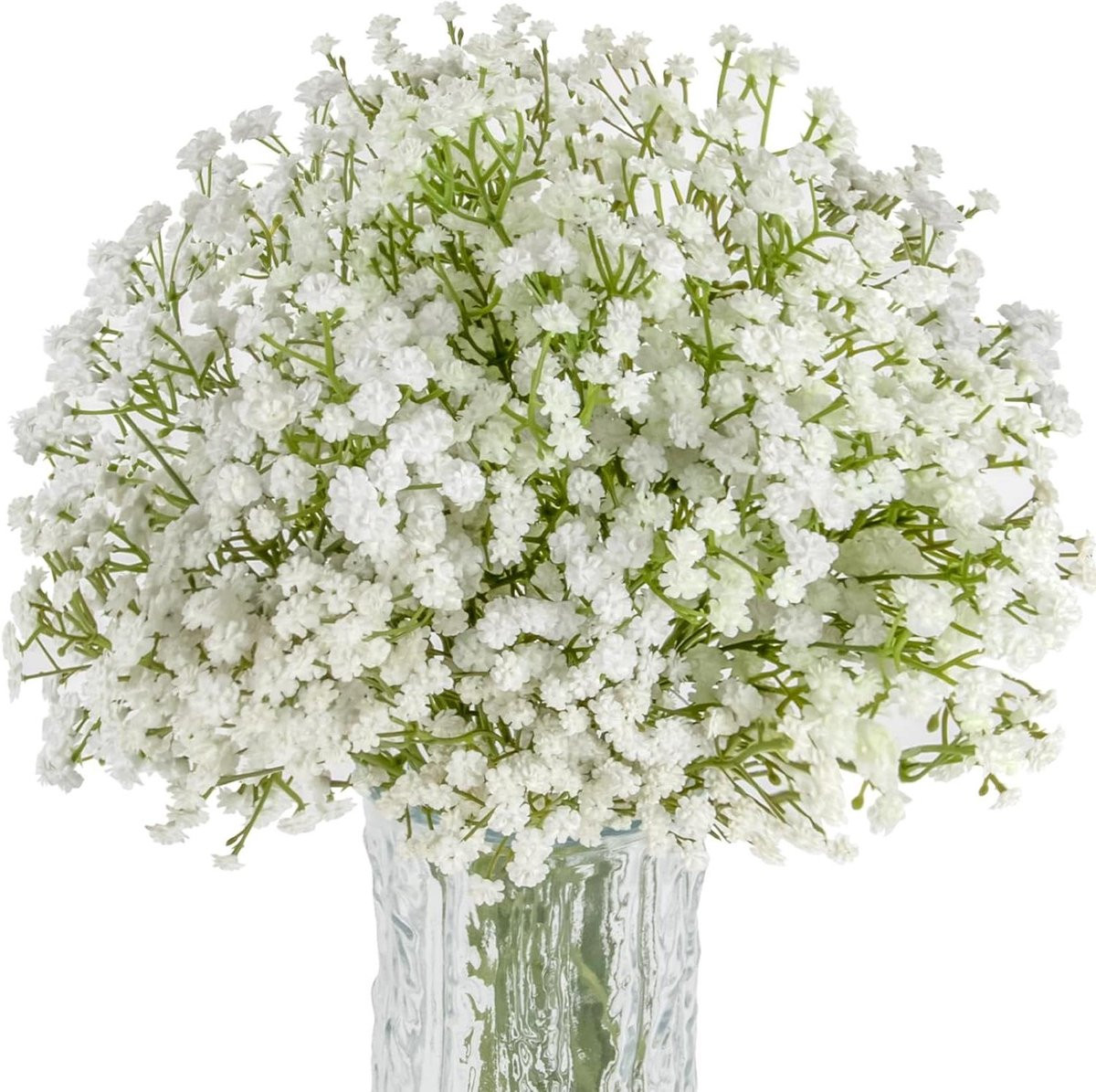 Wit Kunstmatig Gypsophila Boeket voor Bruiloft Decoratie - 52 cm Lengte