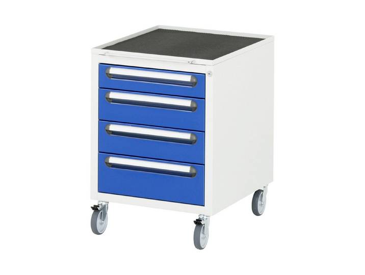 RAU Unterschrank Rau Schubladenschrank E-3-4-mobil BxTxH 490x600x690mm