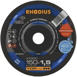 Rhodius, Sägeblatt, TOPline XT200 EXTENDED Extradünne Trennscheibe 150 x 1,5 x 22,23 mm