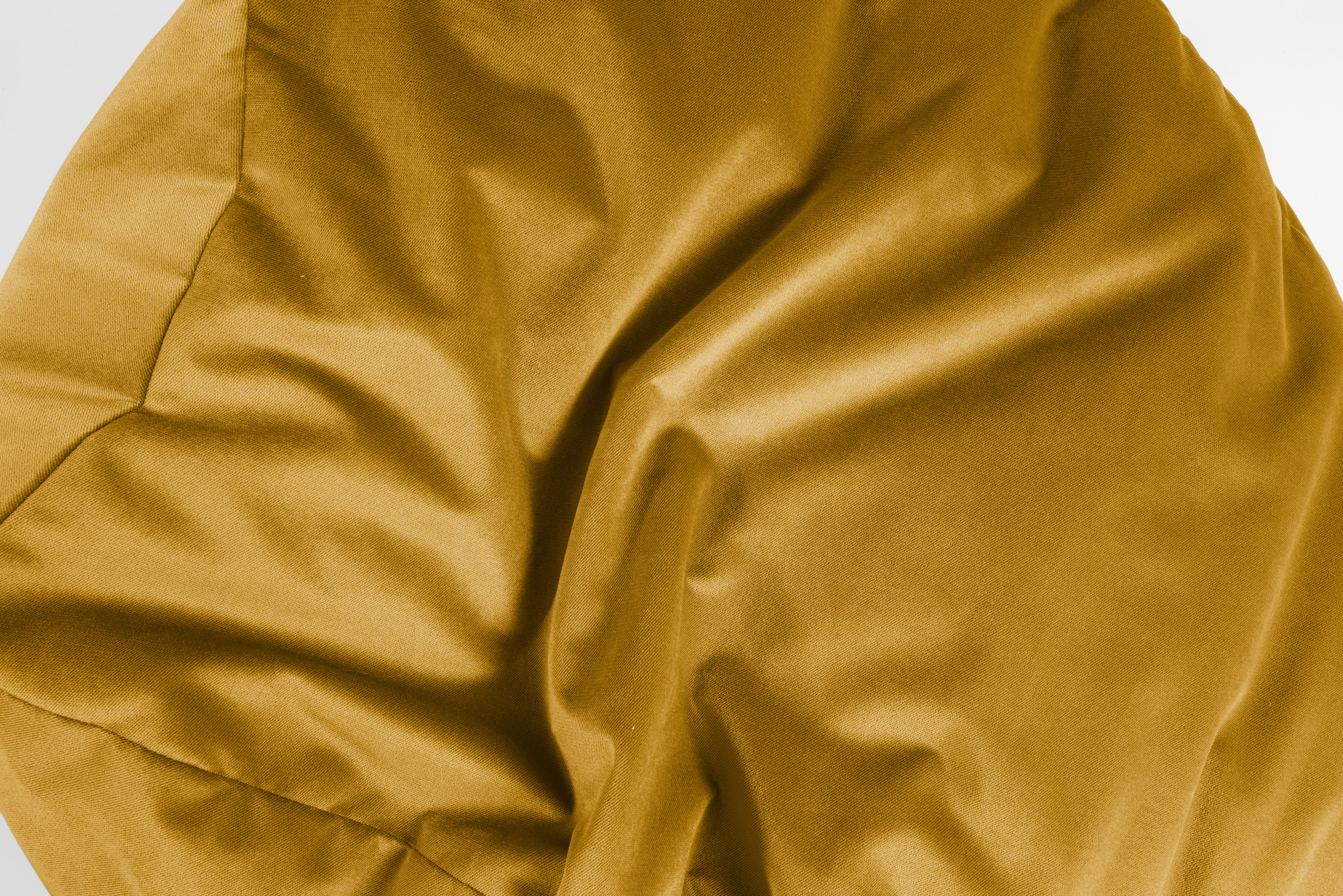 Sitzsack MAGMA HEIMTEX "Rock MARLA", gelb (senf), B:100cm H:65cm, Bezug: 100% Polyester, Sitzsäcke, Sitzsack