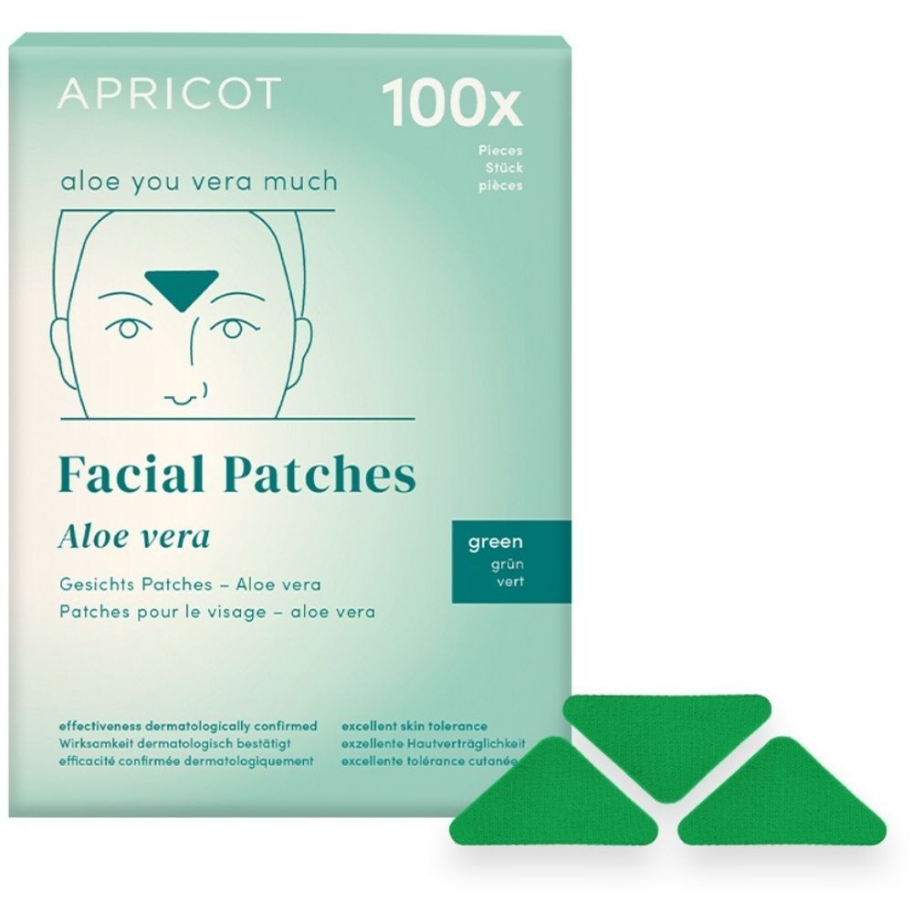 Apricot Facial Patches Aloe Vera 100 St Pflaster