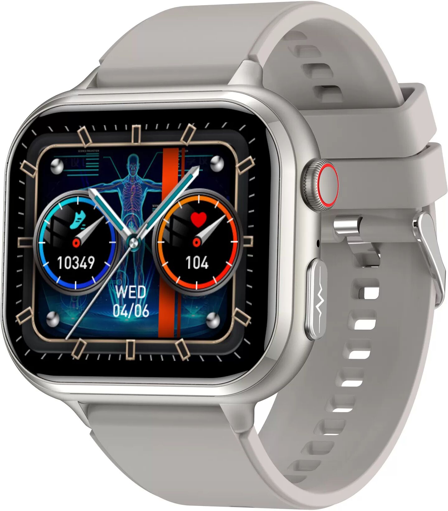 INF Smartwatch TK17 mit Pulsmesser und Fitnesstracker