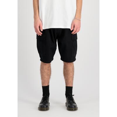 Shorts ALPHA INDUSTRIES "Aircraft Short", Herren, Gr. 31, Normalgrößen, schwarz, Obermaterial: 100% Baumwolle. Futter: 100% Baumwolle, Hosen Shorts