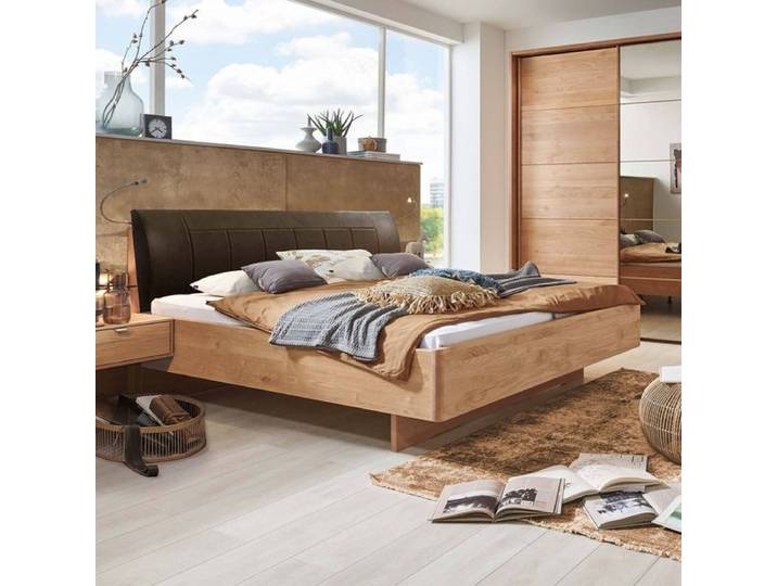 Bett Dario Komfort Erle Dekor 140x200 cm klassischer Stil, höhenverstellbar