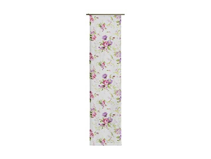 Wirth Paneele Montrose mit Zubehör, Polyester, Lila-blau, 145 x 60 cm