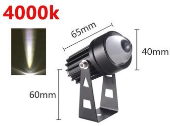 Inspire Curations 2 Pack RGB Outdoor LED Spotlight IP66 Waterproof 3W Landscape Beam Lights 3w Natural 4000k Vdc12 24v 4 P