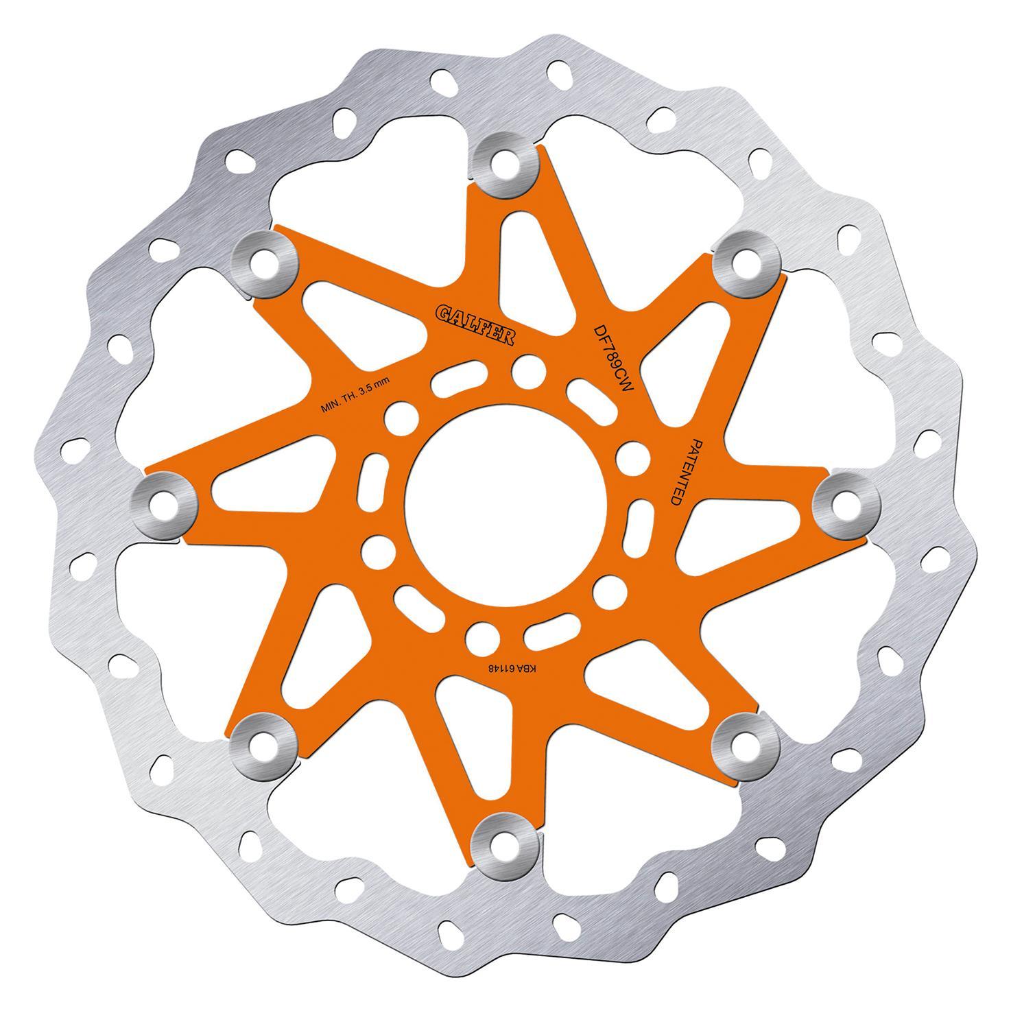 Galfer Bike Bremsscheibe Galfer Wave schwimmend DF789CW 280 x 4mm vorne (280 mm) (DF789CW)