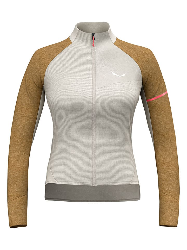 Salewa Fahrradjacke "Vento Merino" in Beige/ Hellbraun - 34
