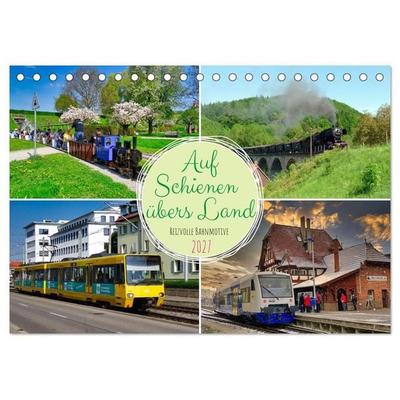 Auf Schienen übers Land (Tischkalender 2027 DIN A5 quer), CALVENDO Monatskalender