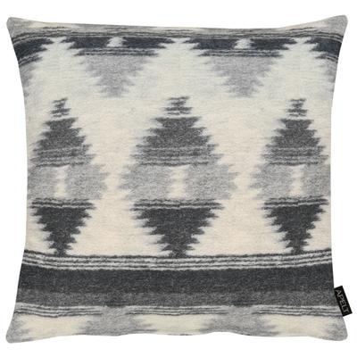 Dekokissen APELT "Sierra", grau (grau, natur, taupe), B:48cm H:5cm L:48cm, Polyester, Dekokissen_Sitzkissen_Kissenhüllen