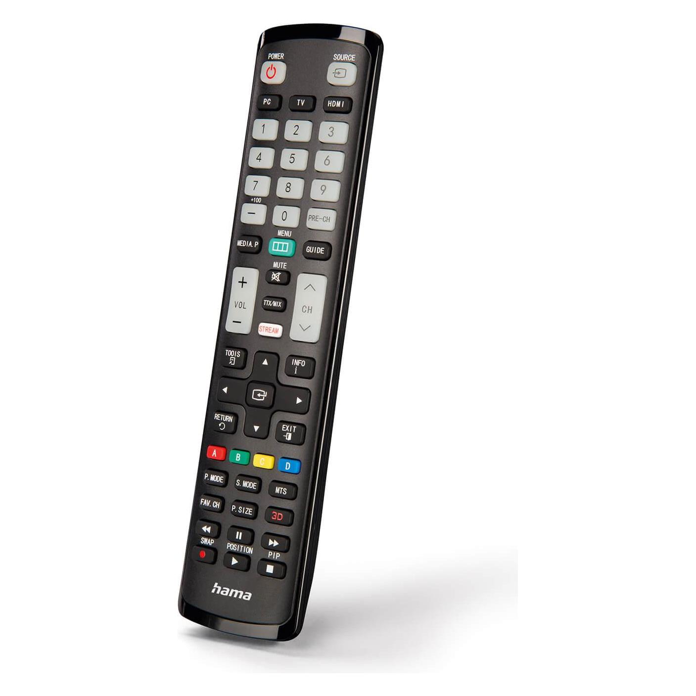 Hama Universal-Fernbedienung für Samsung (Universal Fernbedienung, Infrarot) (00221060)