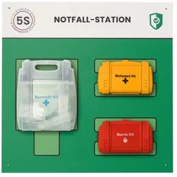 Paperflow Lean Management Board »Notfall-Station« 75/75 cm grün grün, 75x75 cm