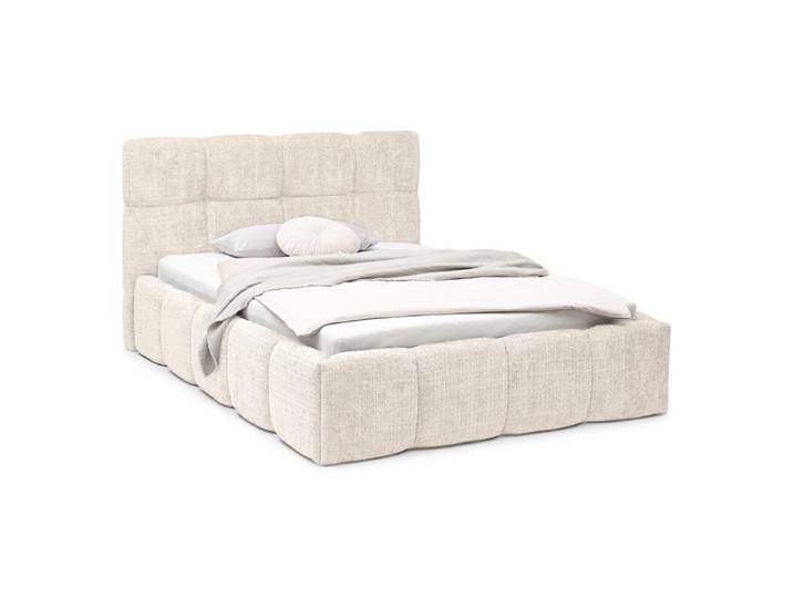 Trendstore Sandrin R Polsterbett in Chenille - optional mit Latt