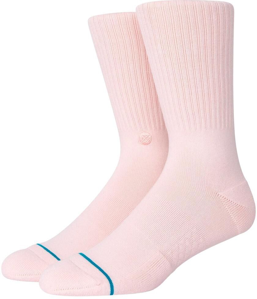 Stance  - Icon Crew Socks Pink - L - Chaussettes