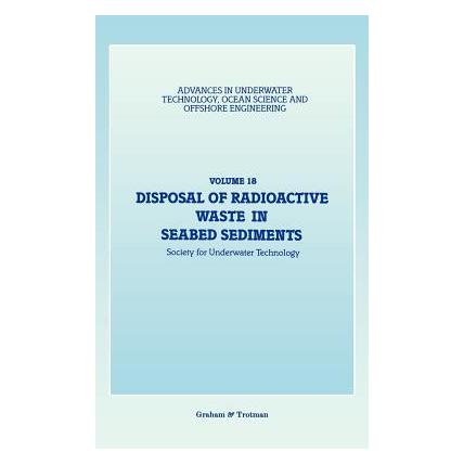 Springer Disposal of Radioactive Waste in Seabed Sediments (Englisch, Hardcover) (63426013)