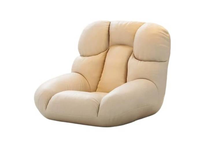 Xumh2024-3 Sitzsack Bay Window Tatami Lazy Sofa Recliner for Schlafen Single Cozy Nest Lounge Chair(Weiß)
