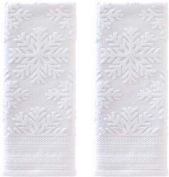 SKL Home Subtle Snowflakes Hand Towel (2-Pack)