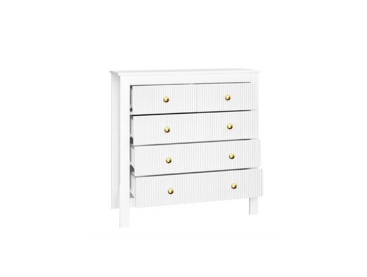 Buffet commode avec trois grands tiroirs et deux petits tiroirs poignées dorées buffet/meuble à chaussures/coiffeuse