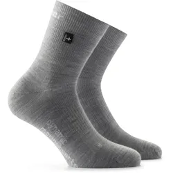 ROHNER Dynamic Merino Quarter l/r Outdoor-Socke hellgrau - 45-47