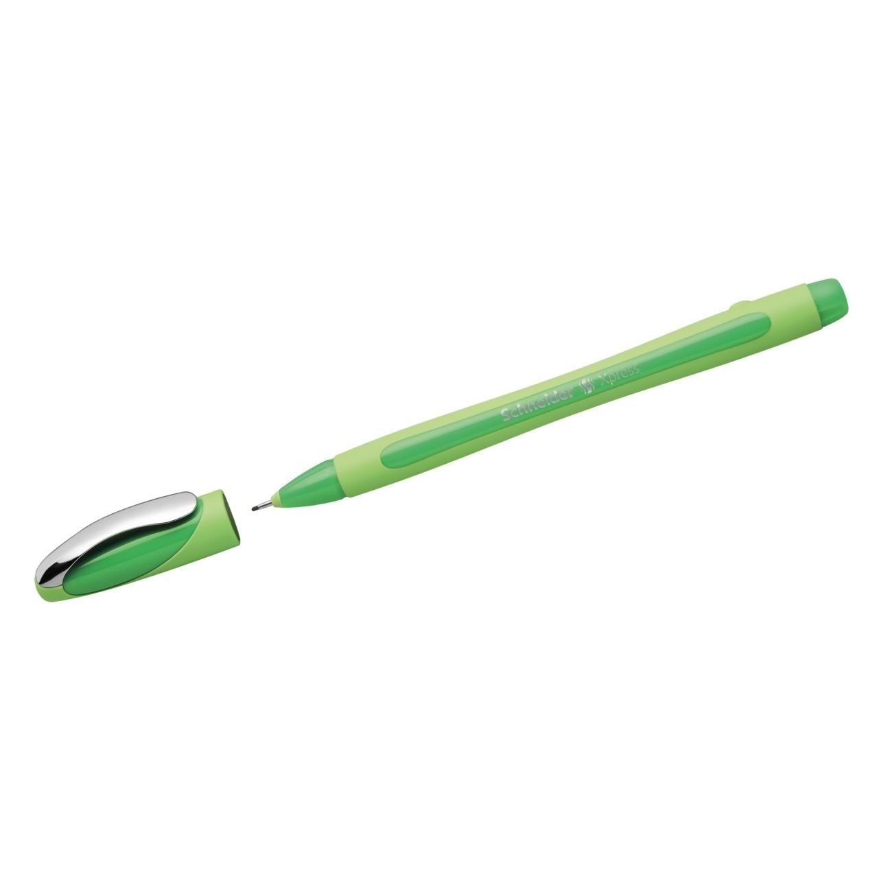 Schneider Fineliner Xpress 0.8 mm, Grün, 10 Stück (10x) (1900sc004)