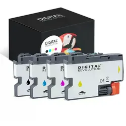 4 Digital Revolution Tinten ersetzt Brother LC-424 Multipack KCMY