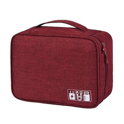 Elektronik-Organizer, universelle Reise-Kabel-Organizer-Tasche, wasserdichte Aufbewahrungskoffer für Elektronikzubehör, Aufbewahrungs-Organizer für Kabel, Ladegerät, Telefon, USB, SD-Karte,