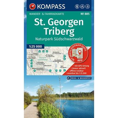 KOMPASS Wanderkarte 885 St. Georgen, Triberg, Naturpark Südschwarzwald 1:25.000, Sonstige von , KOMPASS Freytag & Berndt, 978-3-99154-375-6