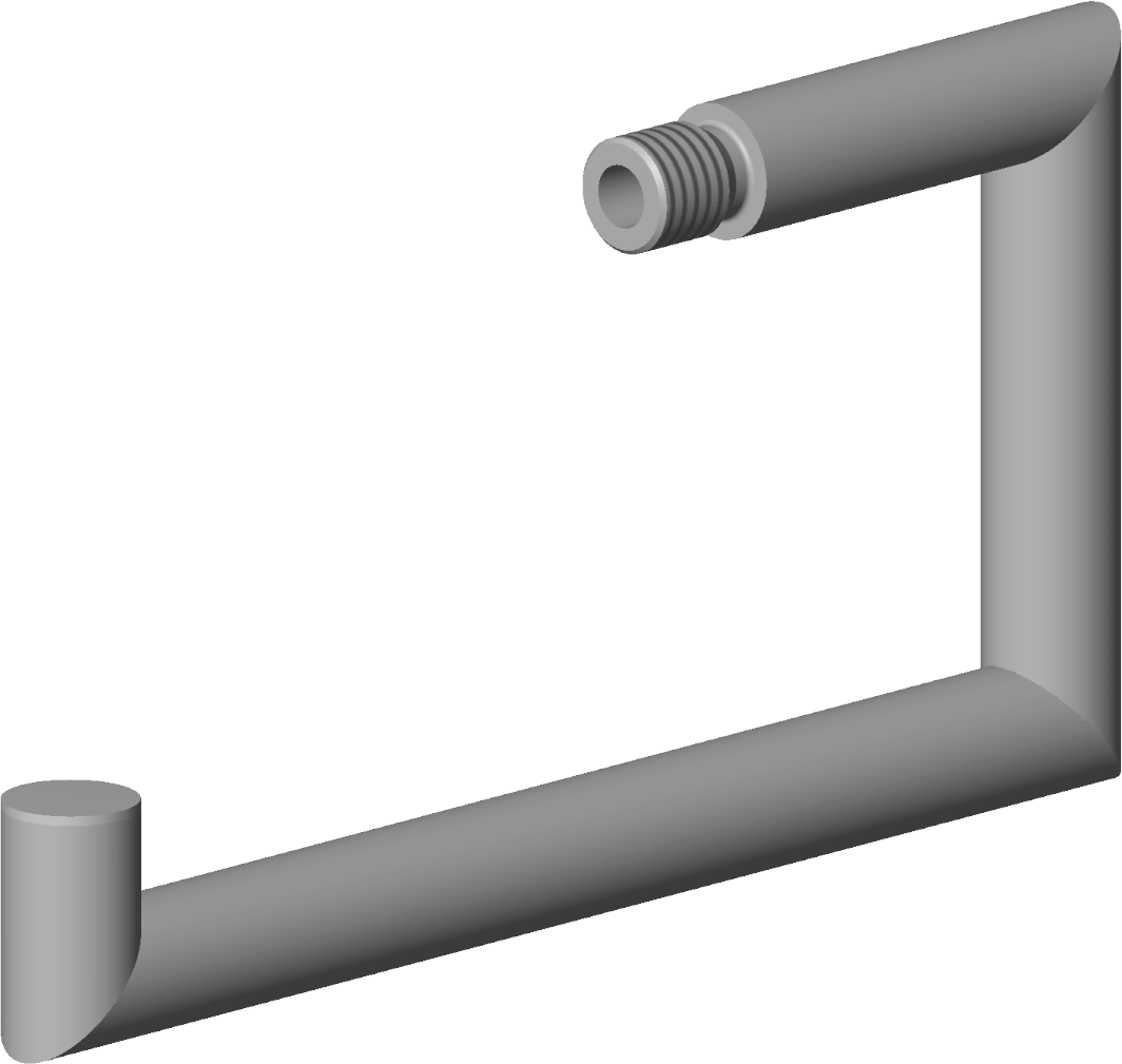 Dornbracht Tuyaux avec enregistrement 90282264000-00 chromé