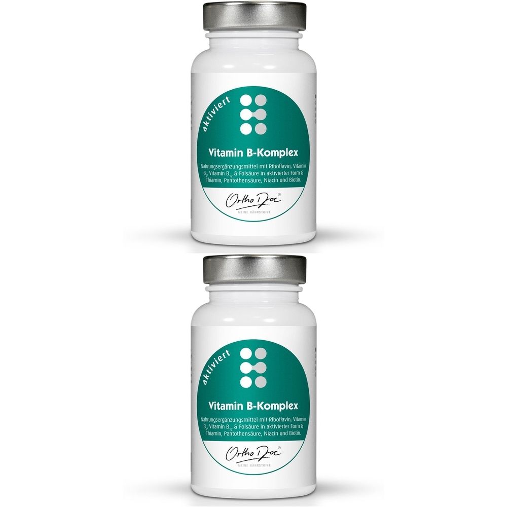 Orthodoc Vitamin B-Komplex aktiviert Kapseln 2x 2x60 St