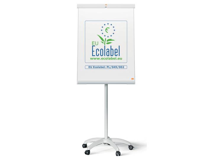 Nobo Chevalet de conférence mobile 70 x 100 cm - Tableau blanc magnétique Premium Plus