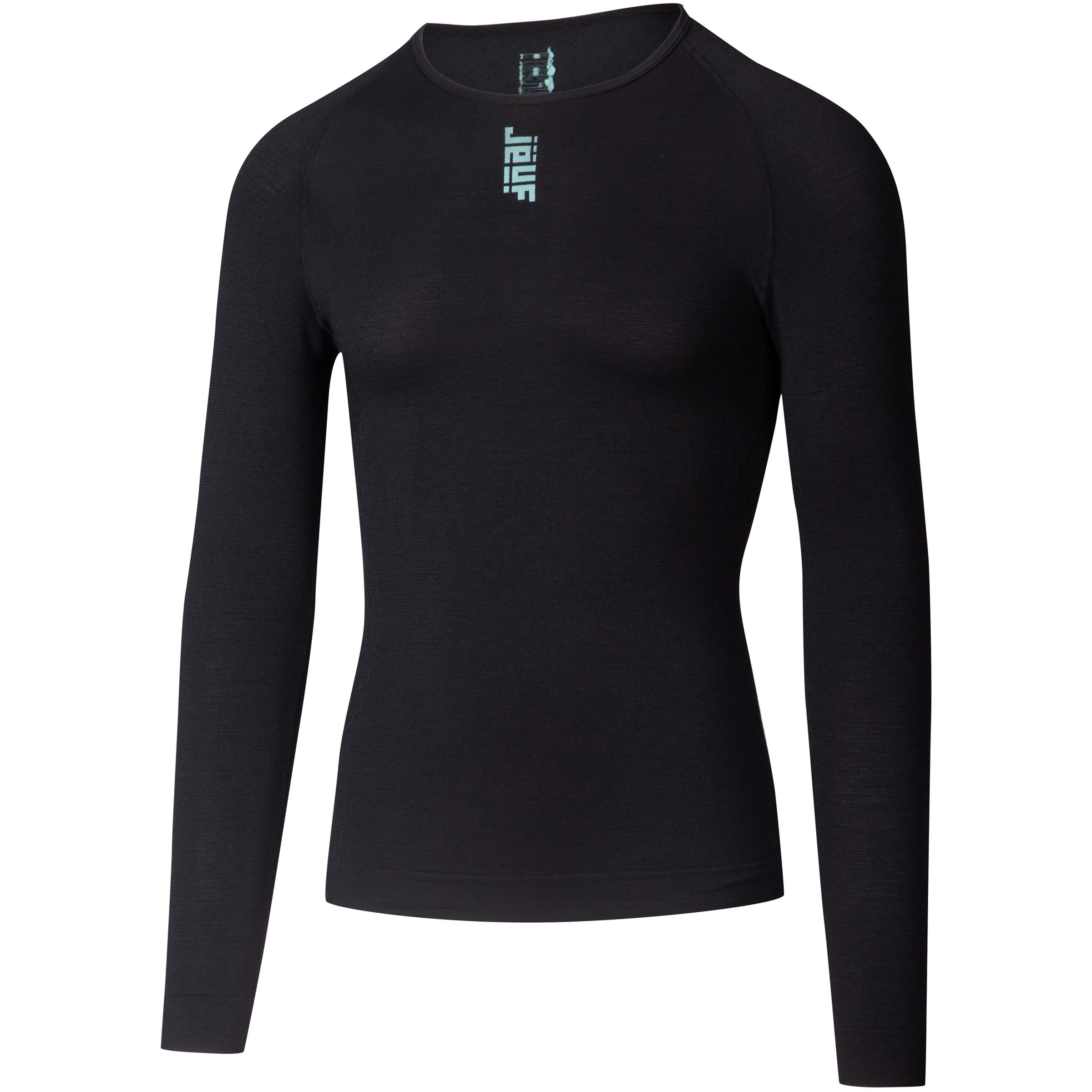 Bergzeit Basics Jeuf Pro Thermal Merino Langarm Unterhemden schwarz Größe L Rennrad Hautfreundlich Merinowolle