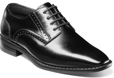Stacy Adams Kalvin Oxford Shoes - Boys 13.5 Toddler Black Oxford Medium