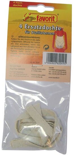 Favorit Ersatzdocht für Sturmlaterne flach 4er Pack, flach