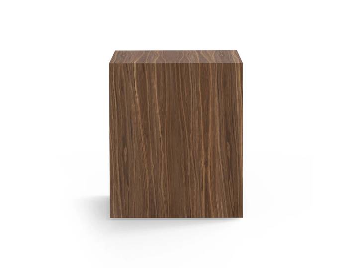 New Works Table d appoint Mass 40x40x47 cm Walnut'