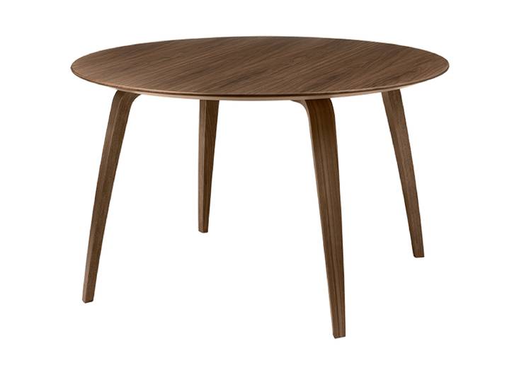 GUBI table ronde DINING TABLE (Noyer - Bois)